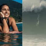 Surfista brasileira pode ter surfado a maior onda por uma mulher e quebrado marca de Maya Gabeira: ‘Nunca entrei no mar querendo recorde’