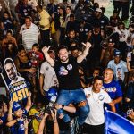 Chico Filho recebe apoio de multidão na Zona Sul
